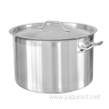 Stainless Steel Pot With Durable Bottom Short Body